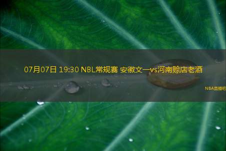 07月07日 19:30 NBL常规赛 安徽文一vs河南赊店老酒